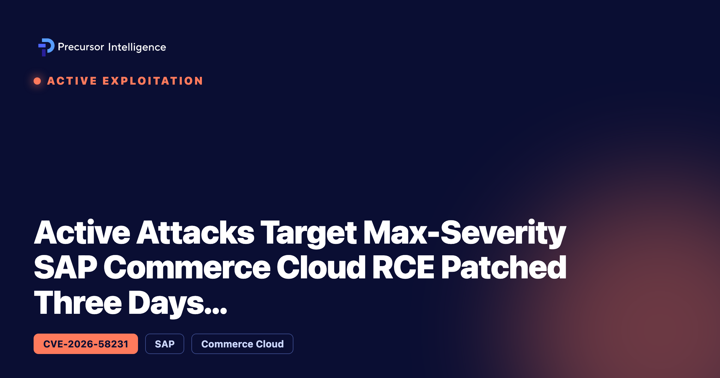 Active Attacks Target Max-Severity SAP Commerce Cloud RCE Patched Three Days Ago