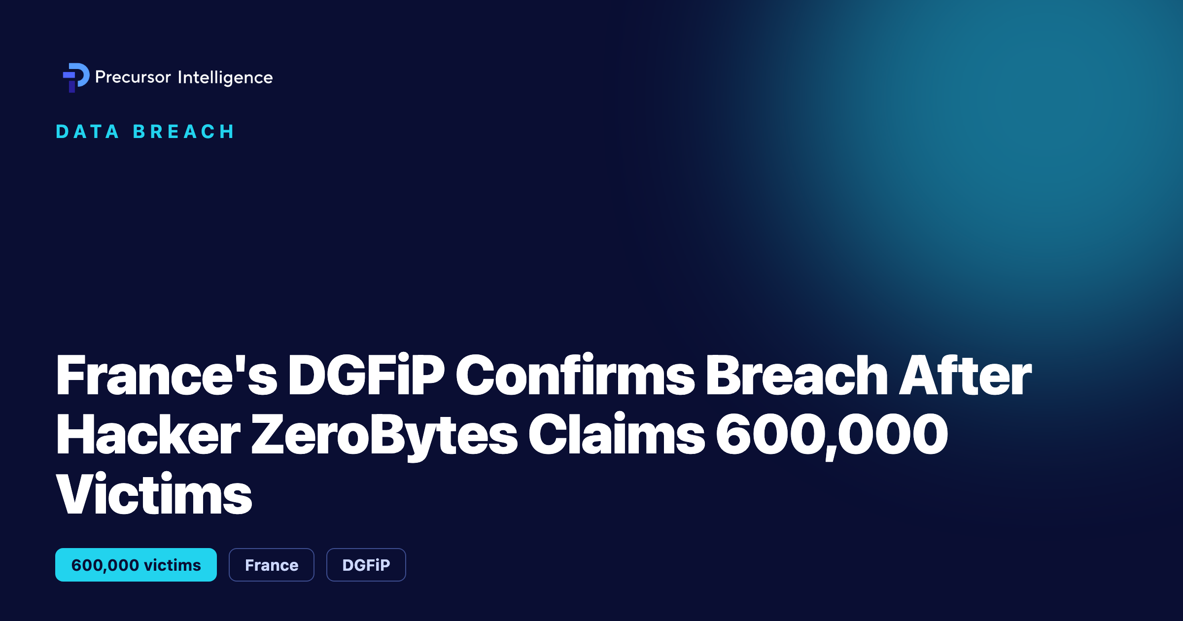 France's DGFiP Confirms Breach After Hacker ZeroBytes Claims 600,000 Victims